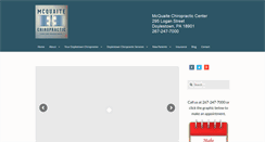 Desktop Screenshot of mcquaitechiropractic.com